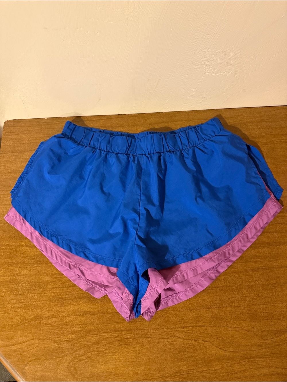 FP MOVEMENT by Free People Run For It Shorts Blue Purple Layer Small